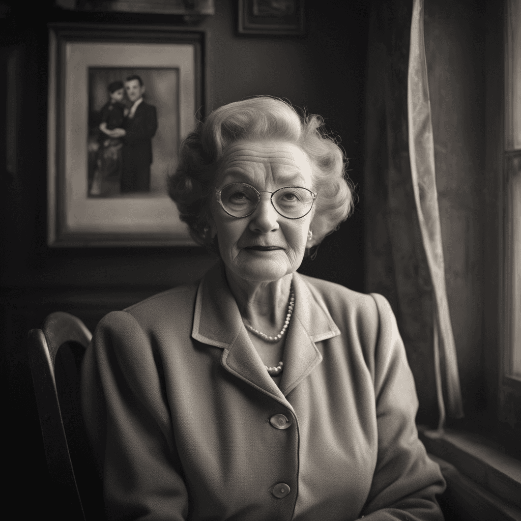 AI generated: A seasoned 60-year-old vintage photographer, employing the Lexia ClassicCapture 1950, captures momen...