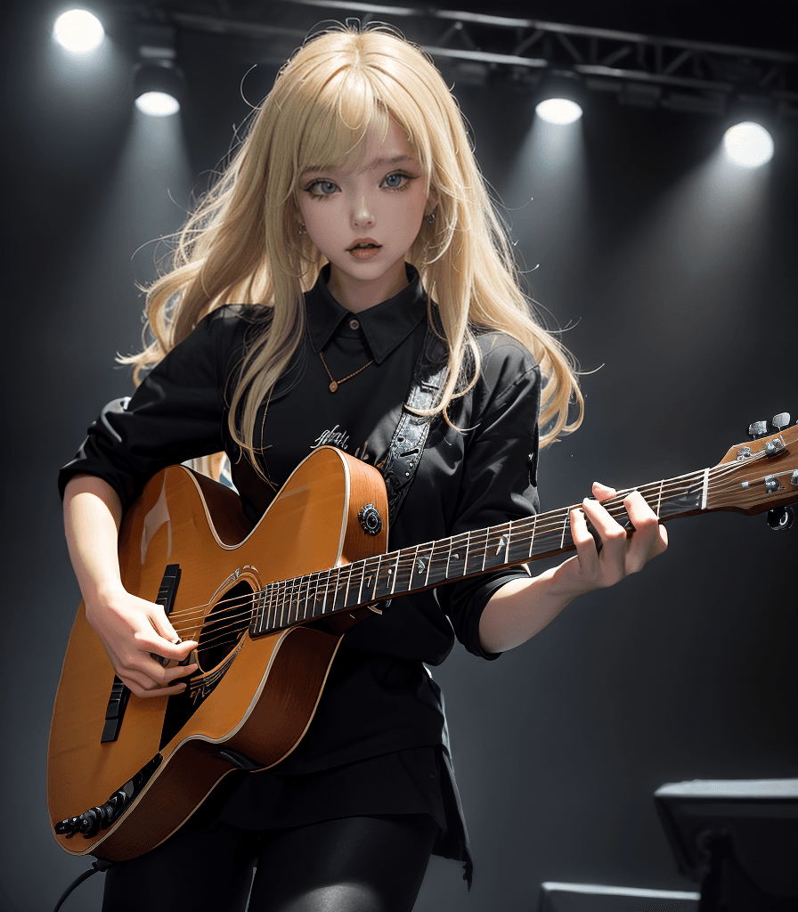 AI generated: ((masterpiece)), (best quality:1.4), detailed image, intricately detailed, 64k, 1girl, blonde hair, ...