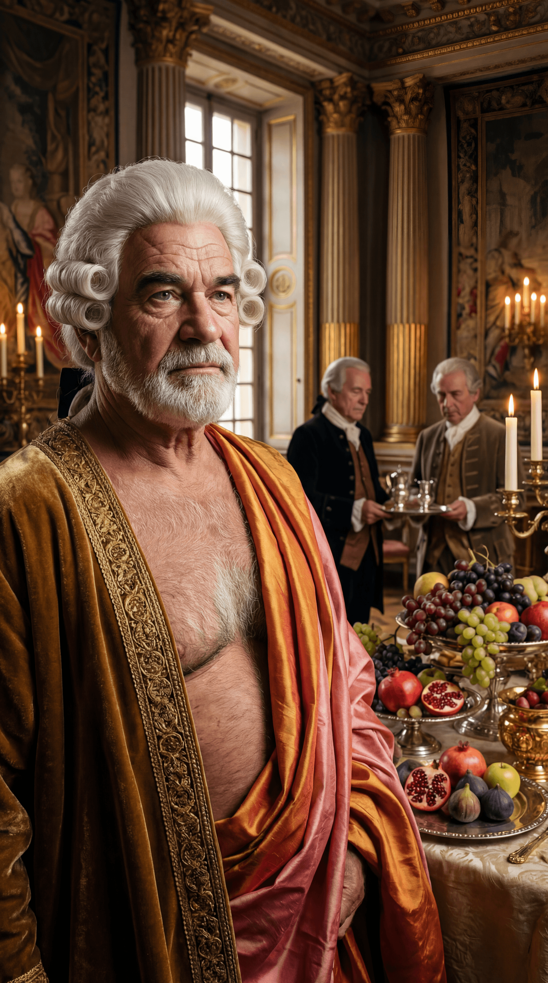 AI generated: ULTRA-REALISTIC CINEMATIC EDITORIAL PORTRAIT (vertical 9:16).
Museum-grade realism, high-end luxury ...