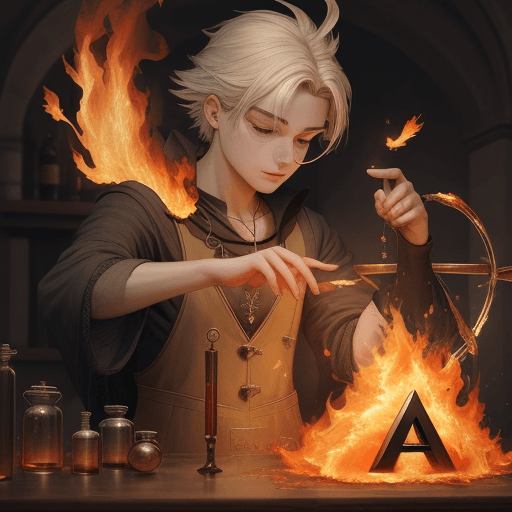 AI generated: 🐦 🔥, alchemy 