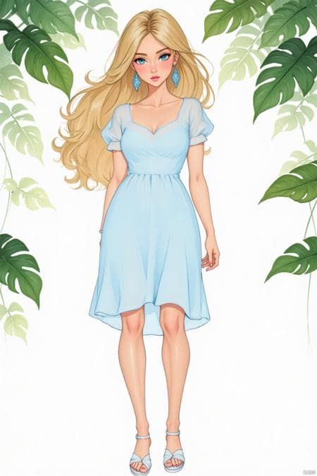 Toki_no_- Flat Illustration