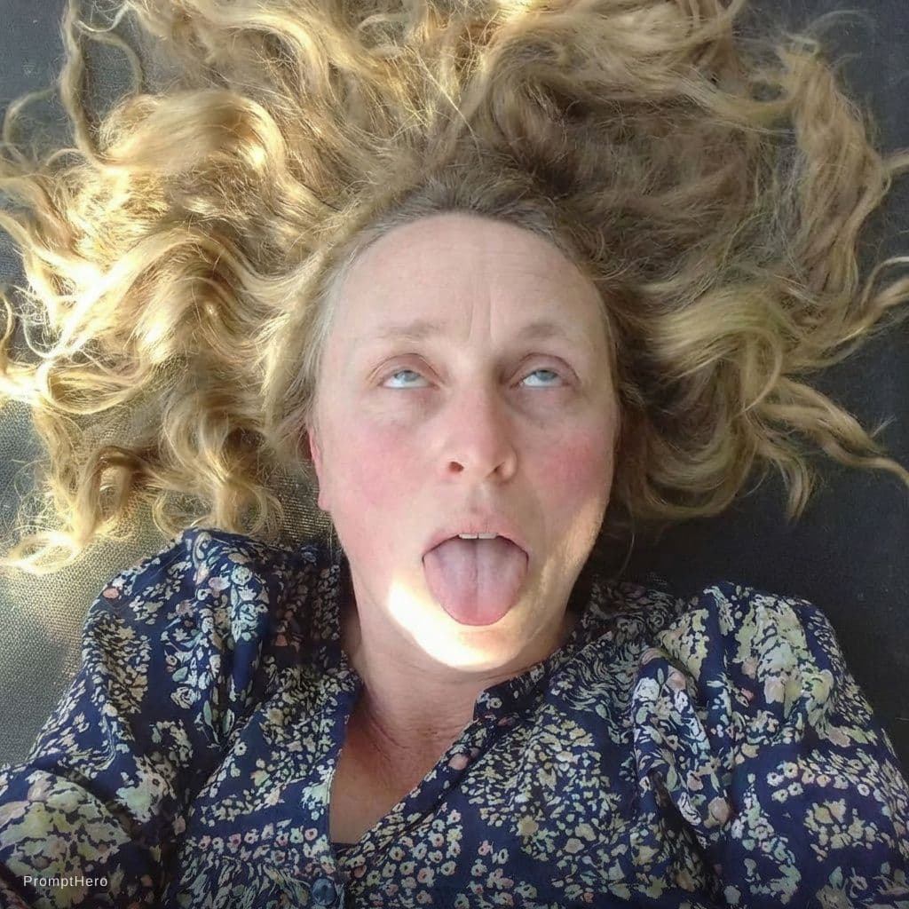 AI generated: Ahegao face
