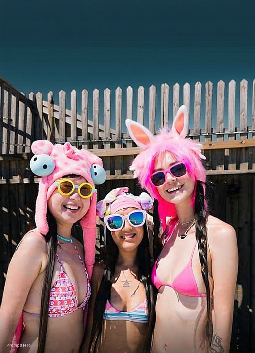 AI generated: Make them wear a bikini
