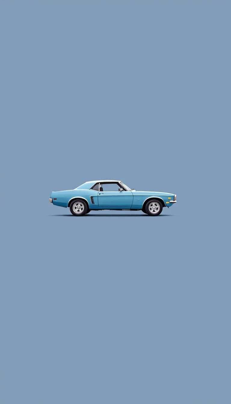 AI generated: old car, clean background
