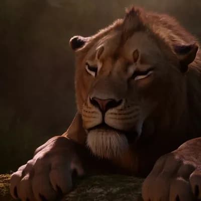 AI generated video: cute lion
