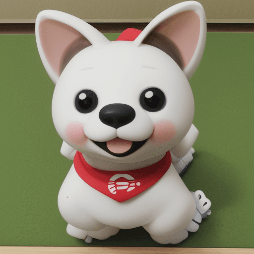 AI generated: pes ako macka
