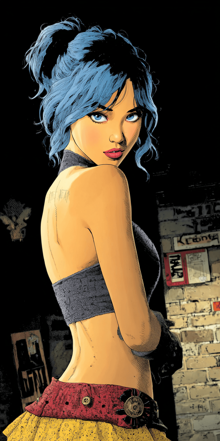 AI generated: 3d image of a steampunk woman, in the style of Bella Kotak, gold and cyan, photorealistic detail, da...