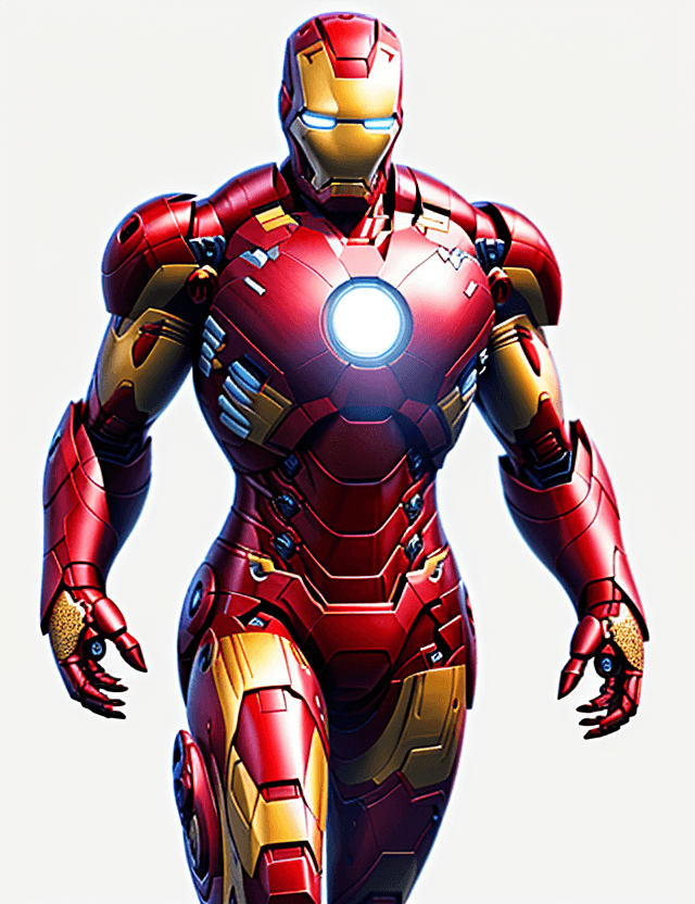 AI generated: hasdx style, glazed 3D render (extremely detailed CG), Iron Man, pixar style, 3d style, disney style...