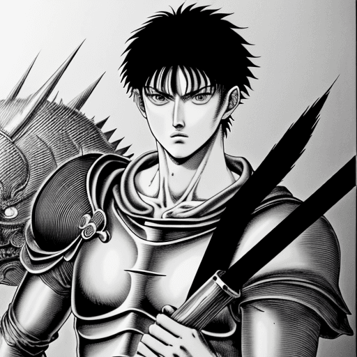 AI generated: monochrome, a man with bored and tired eyes, black hair, Without T-Shirt, manga, ((without helmet)),...