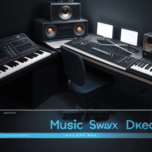 AI generated: a sinewave for music design element