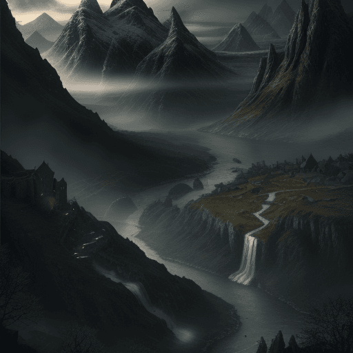 AI generated: Viking fantasy landscape, fantasy music ambience, skyrim, The elder scrolls, the lord of the rings, ...