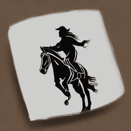 AI generated: Create an equestrian logo with D and R monogram. Make it simple, it need to looks like an icon. Make...