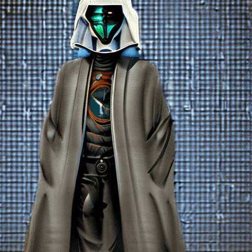AI generated: hyper realistic concept art of a dark jedi