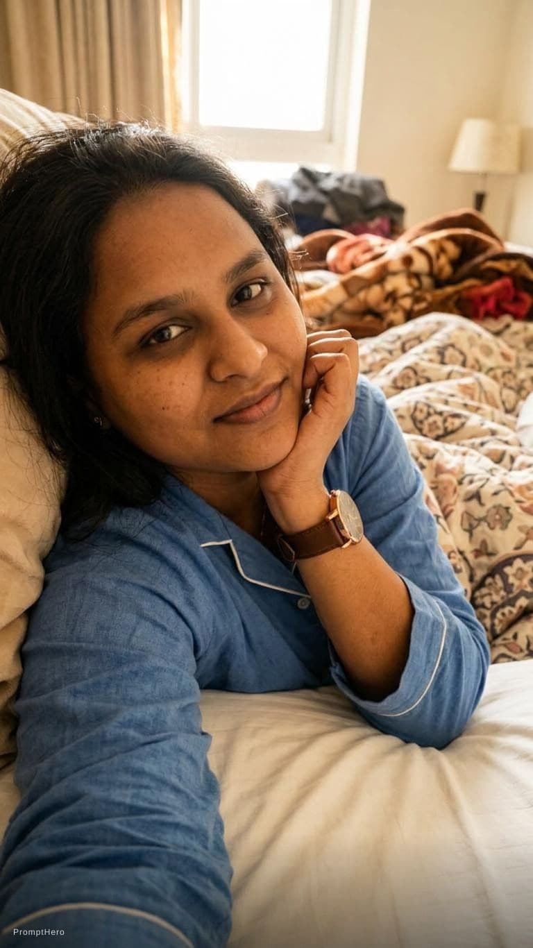 AI generated: in bed