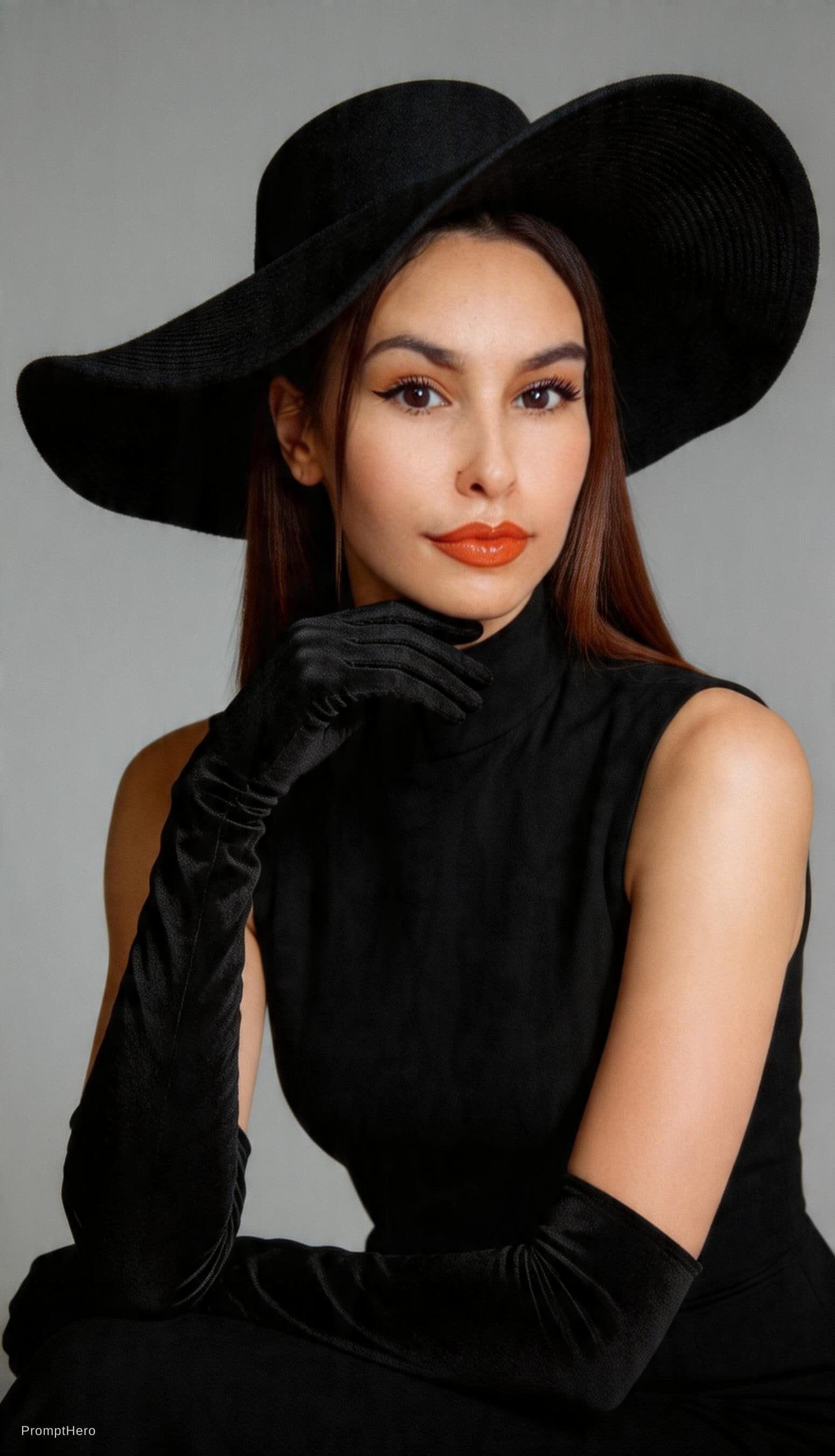 AI generated: Prompt:

A master-level, high-resolution editorial fashion portrait of a woman with [REPLACE WITH RE...
