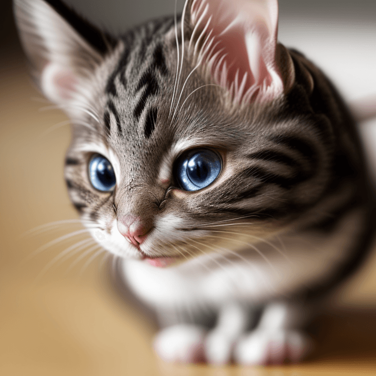 AI generated: close-up photo of a (mouse: cat: 0.5)