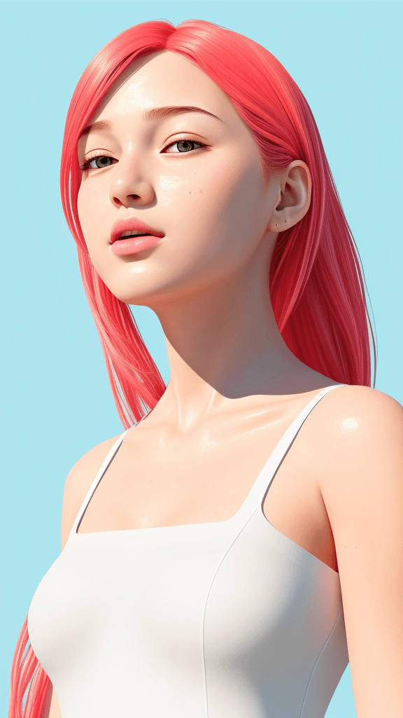 AI generated: (best quality,ultra-detailed,realistic:1.2) hentia, clean lines, minimalist artwork, vibrant color p...