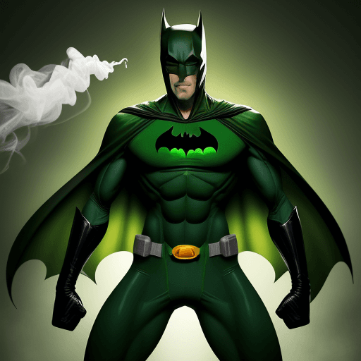 AI generated: we are seeing a lanky tall guy, in light green superhero tights suit, with green gloves and boots an...