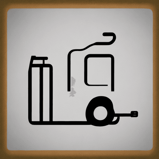 AI generated: minimalist icon of a rc cart

