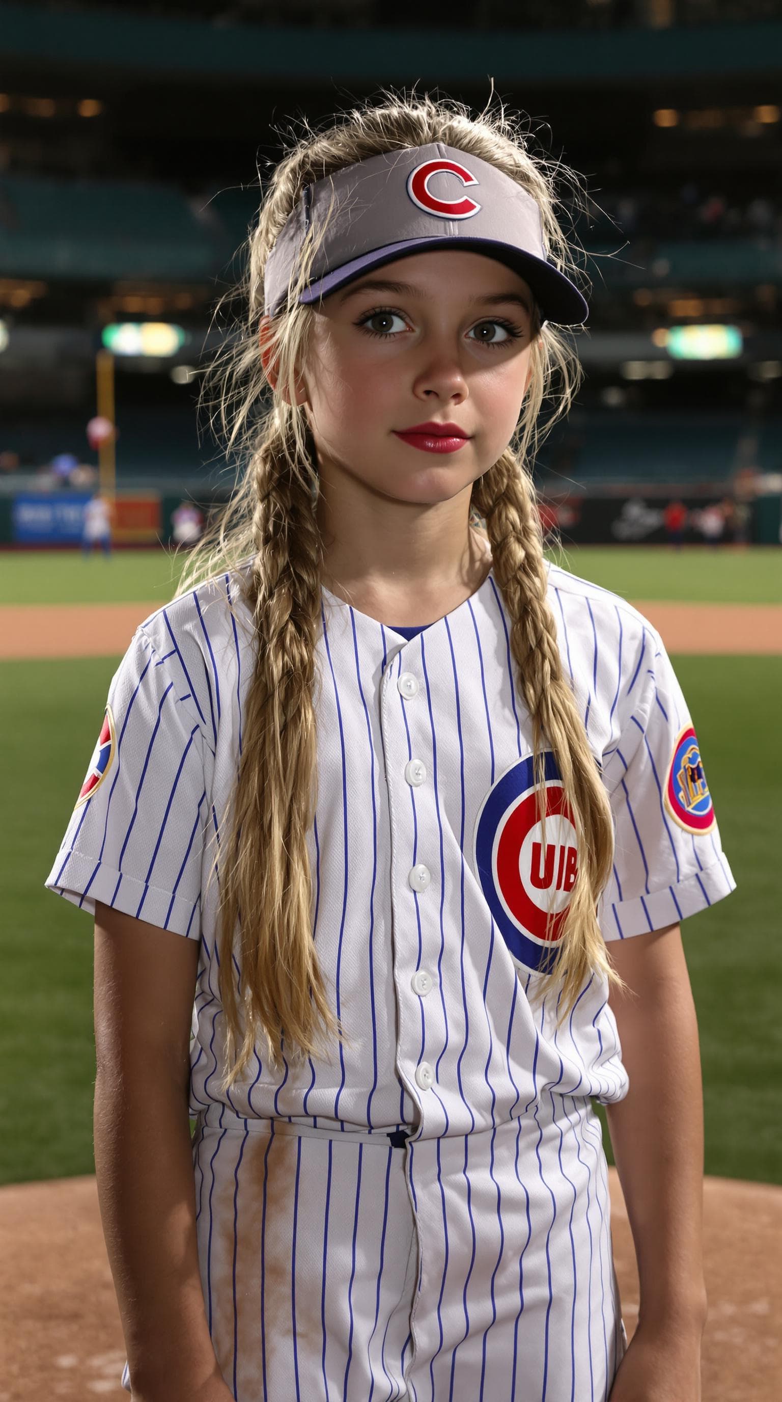AI generated: a professional photo of a exceptionally beautiful girl in the world (age 11), (eleven year old), hig...