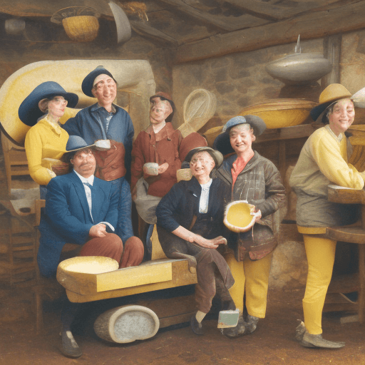 AI generated: cheese prospecters
