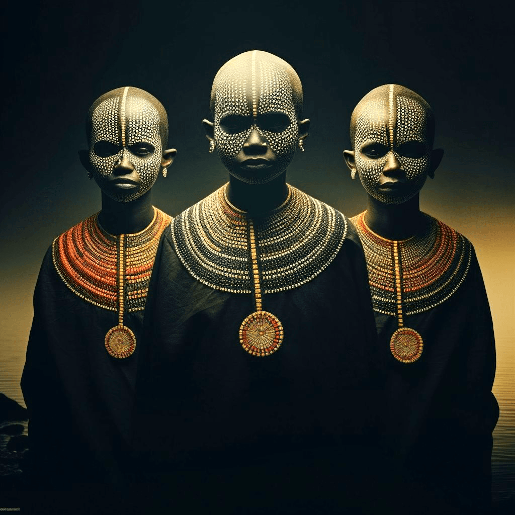 AI generated: serpent people, sci fi, alien --c 50