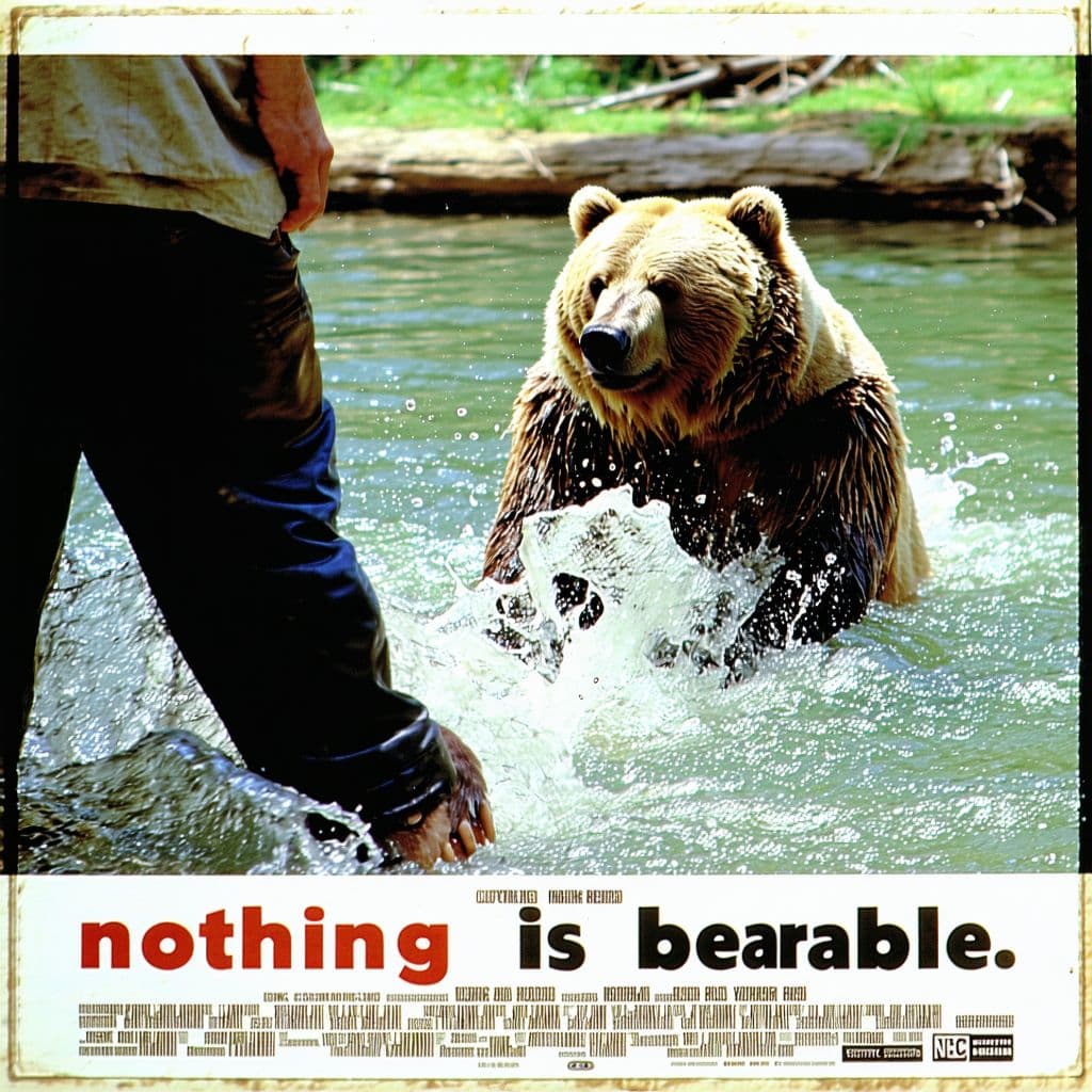 AI generated: nothing is bearable, the movie