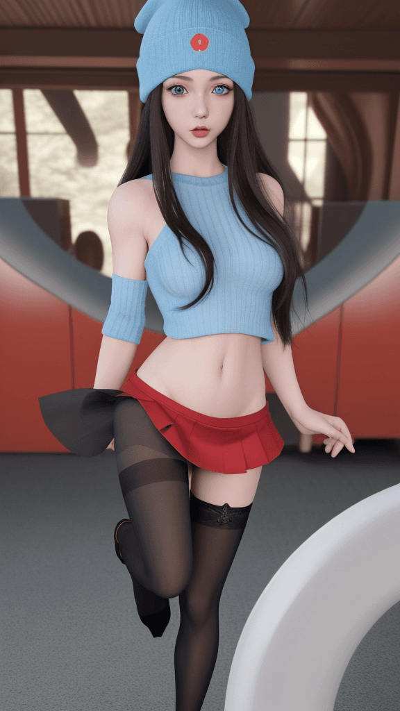 AI generated: full body close up ( anime cg ) hentai 2D ( 3D hand drawn ) 1girl, solo, long hair, breasts, looking...