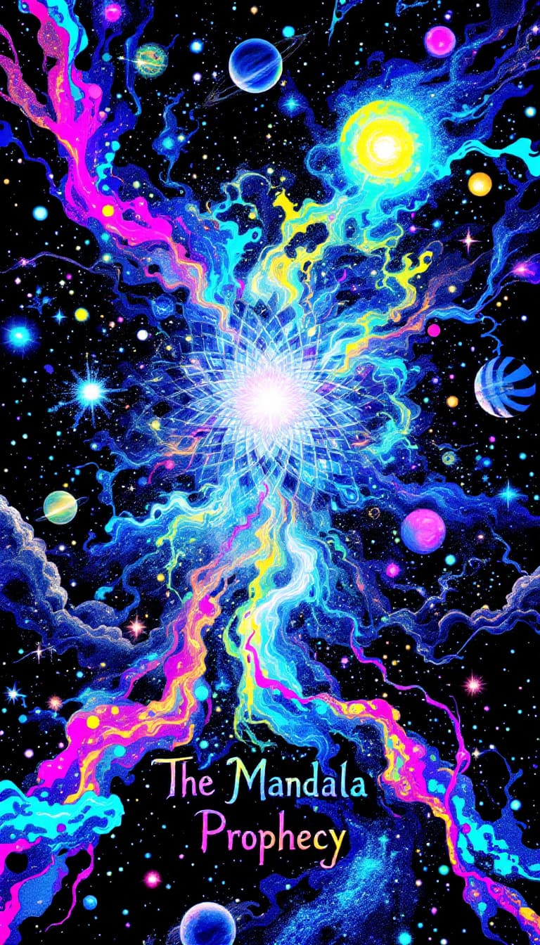 AI generated: Surrealistic dystopian Steampunk fantasy black light acrylic splash art illustration featuring a cel...