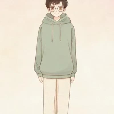 AI generated video: full-body 2D anime illustration in Studio Ghibli watercolor style, cel-shaded look, clean outlines, ...