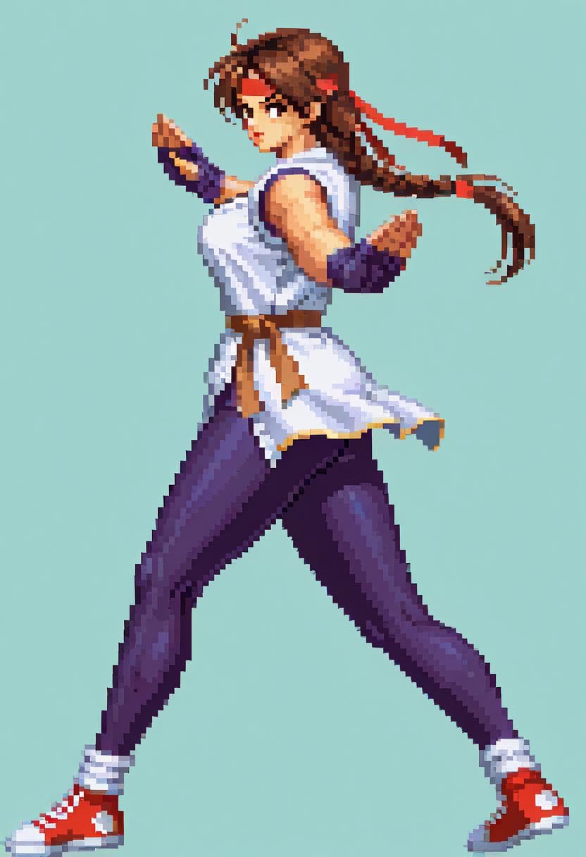 pixel art style (king of fighters & Breakers series)