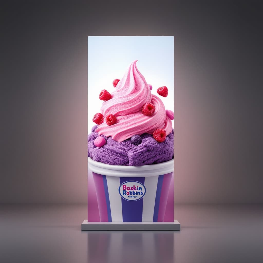 AI generated: Create a new POS image for SPC Group, a Korean franchise company. When creating the image, use a dyn...