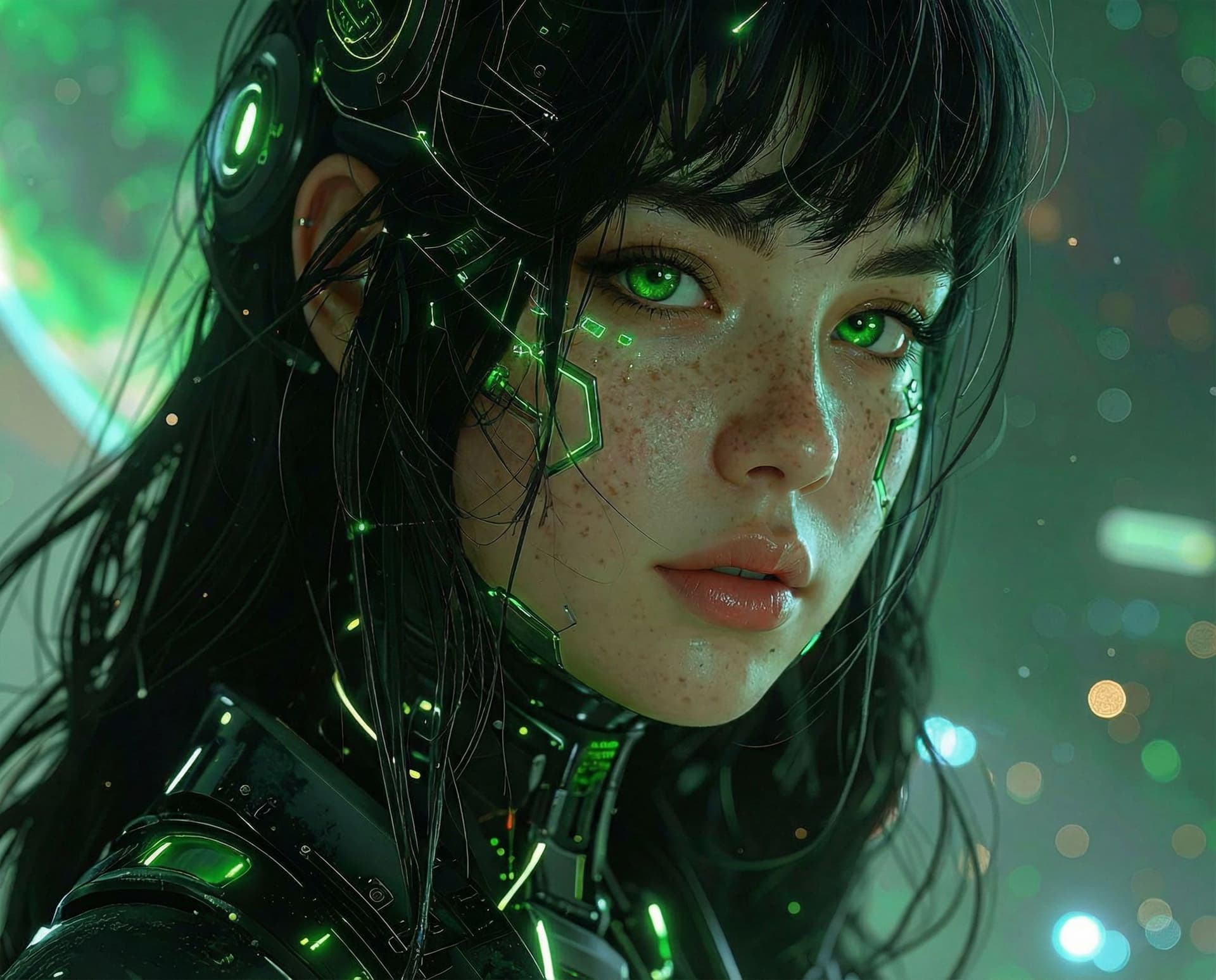 AI generated: Make similar this image in different face and shape 