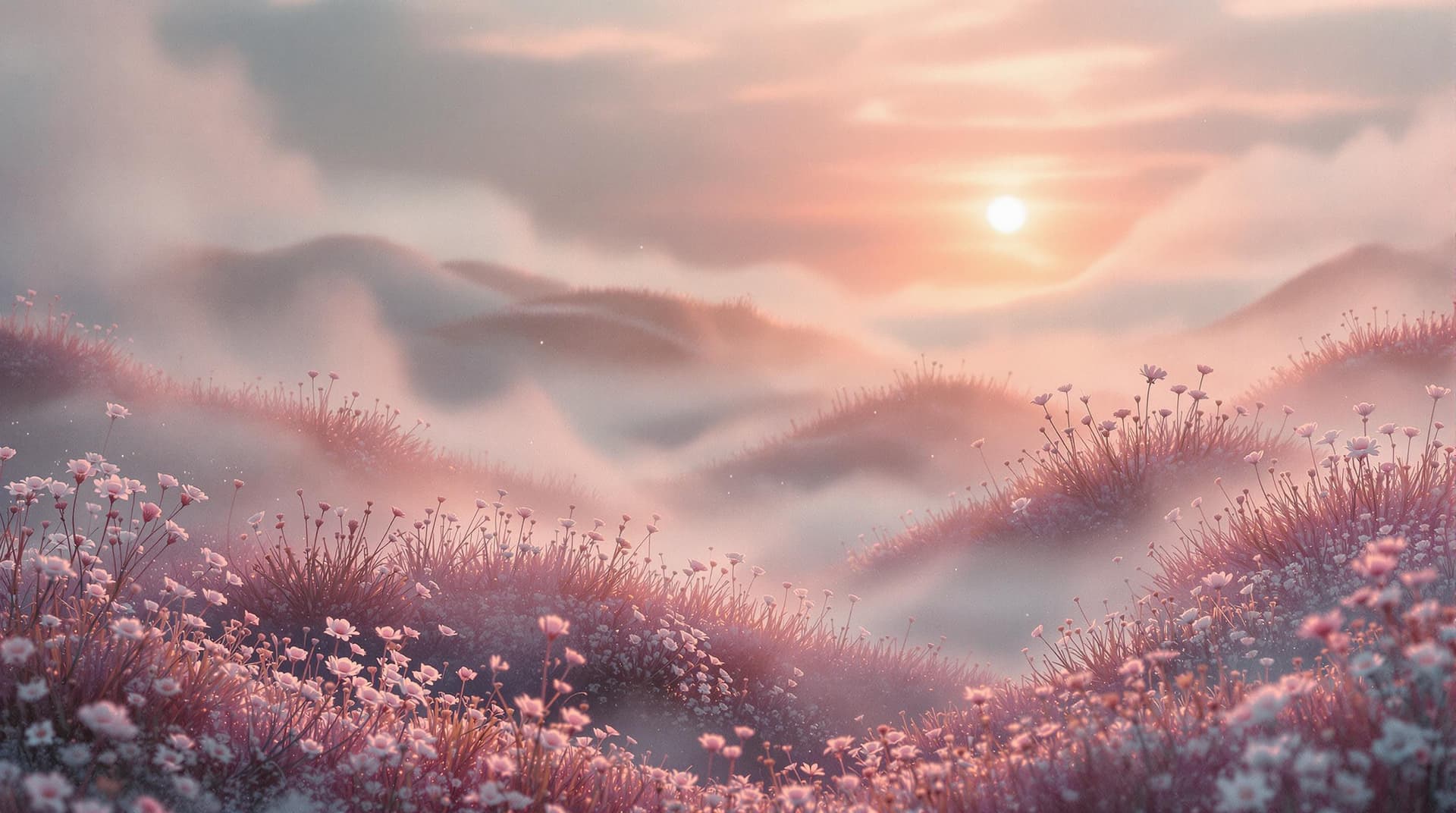 AI generated: whispers of the land of the rising sun, an intimate, serene, and calming dreamscape fantasie with a ...