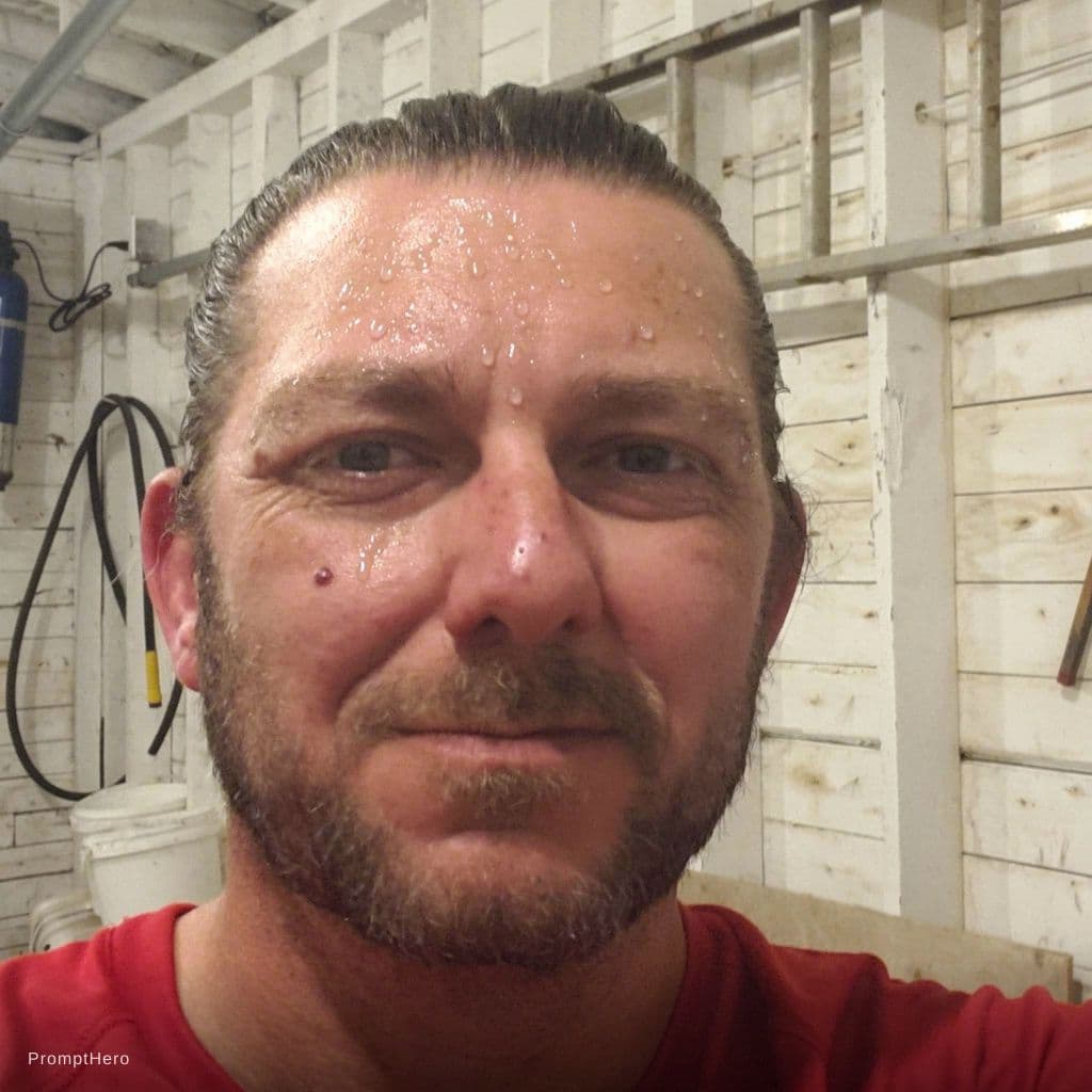 AI generated: cum on face