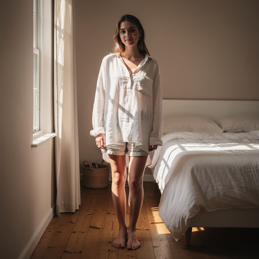 AI generated: A picture of a girl without clothes.