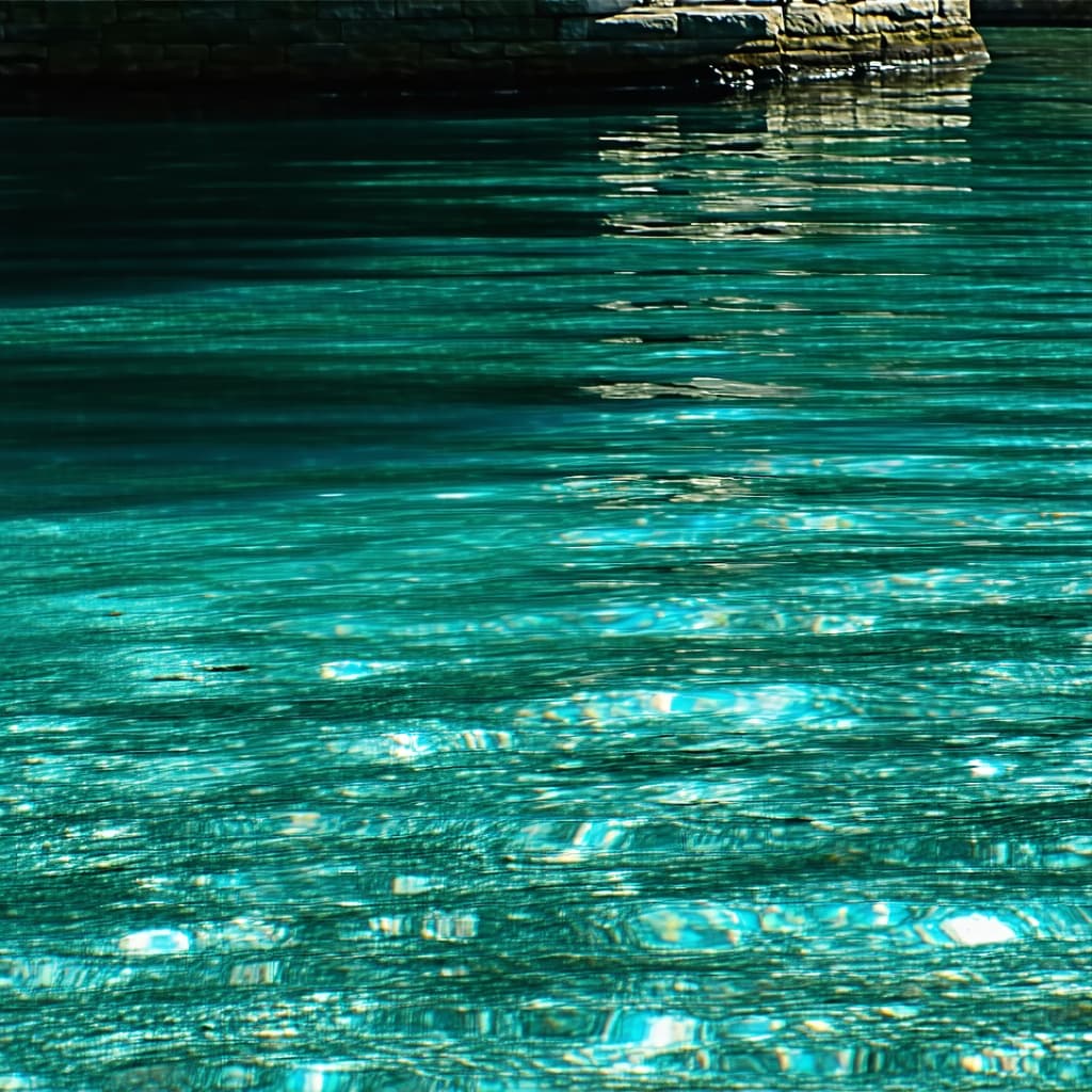 AI generated: Retouch and refinate the shadows and reflections in water, for the reference scene which entered. Ke...