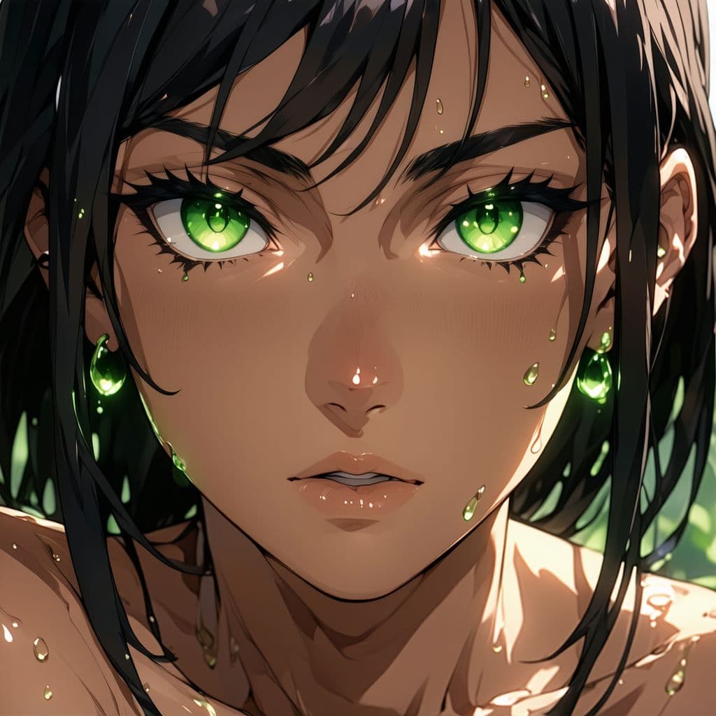 AI generated: beautiful chin, beautiful eyes, green eyes, beautiful face, score_9, score_8_up, score_7_up, (NSFW),...
