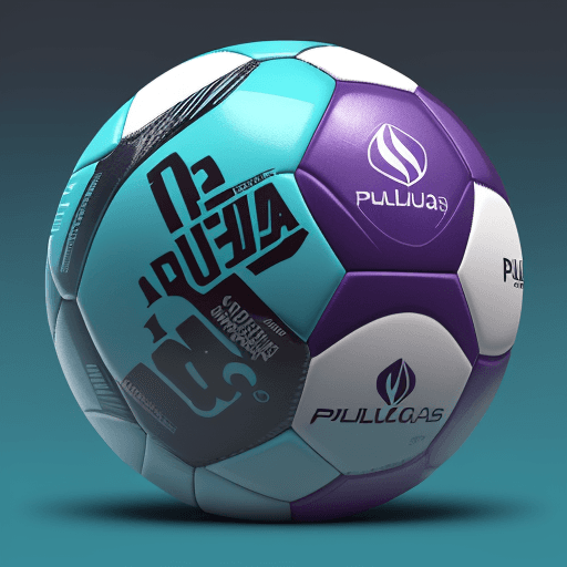 AI generated: Photo of a ultra realistic a soccer ball 8.65 pulgadas (22 cm) y una circunferencia de 27-28 pulgada...