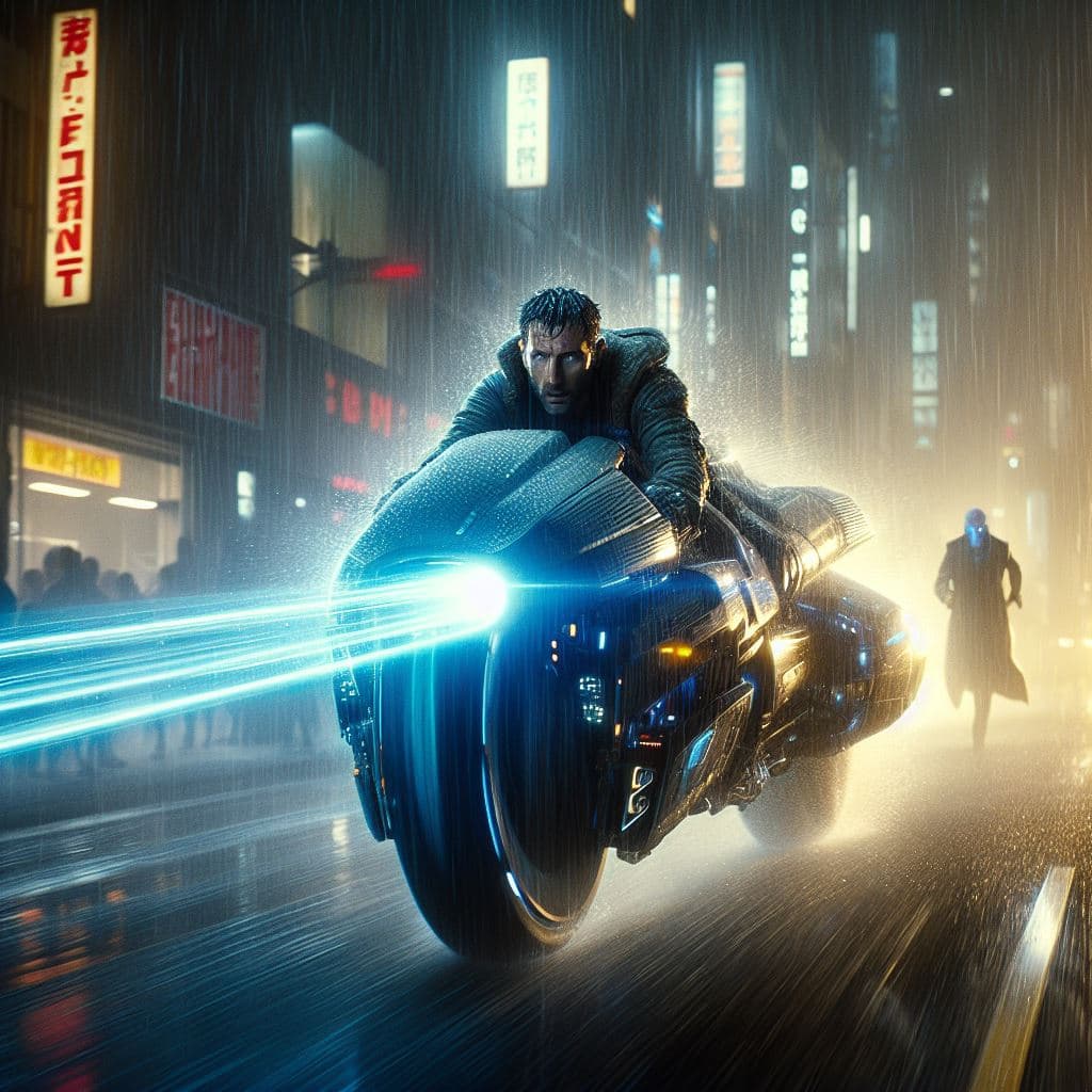 AI generated: corredor de blade runner 2049 speedrun, realismo, 4k
