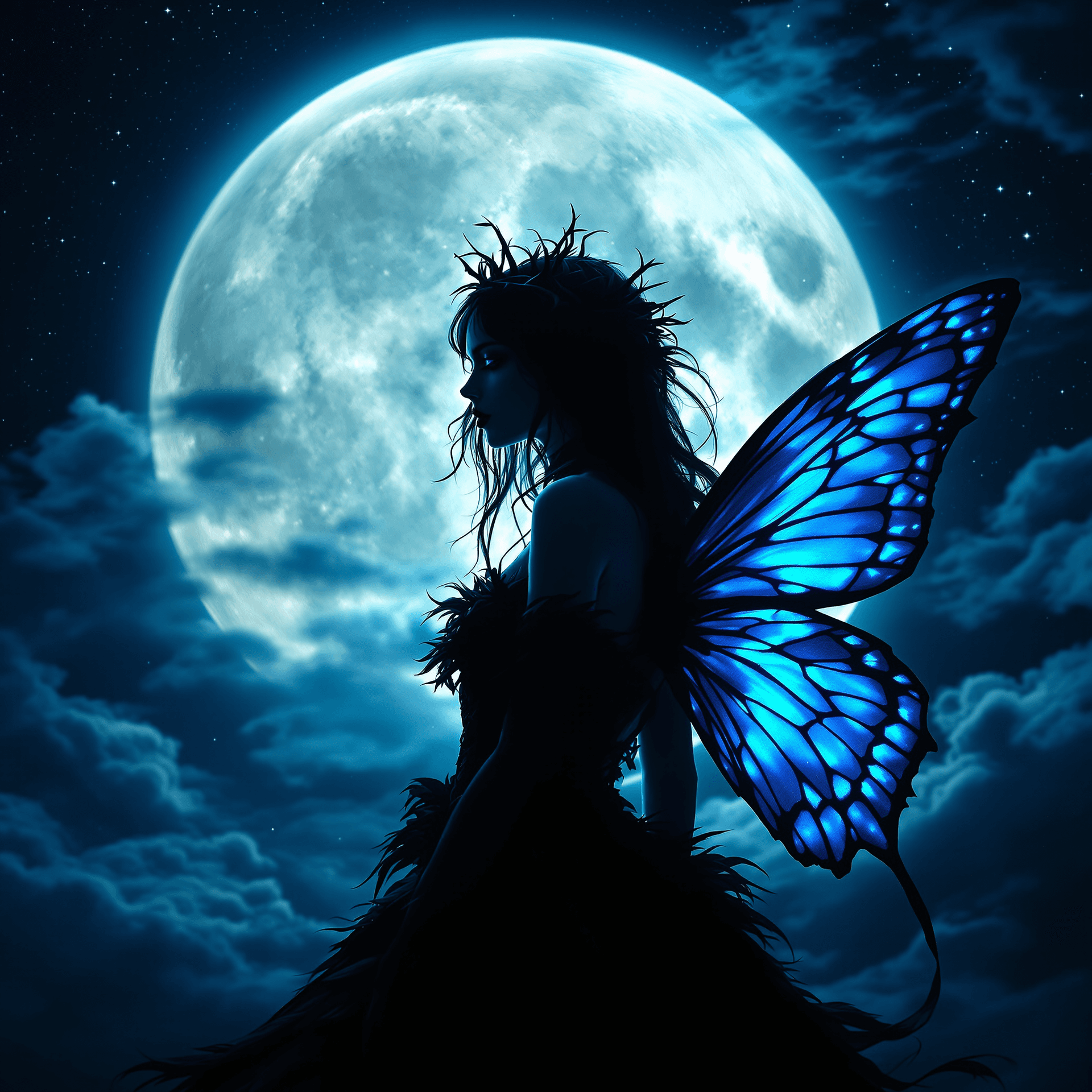 AI generated: Gothic Dark Fairy