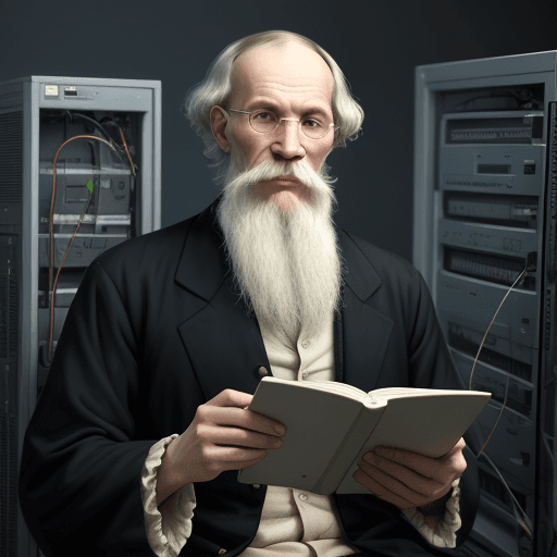 AI generated: it specialist lev tolstoy