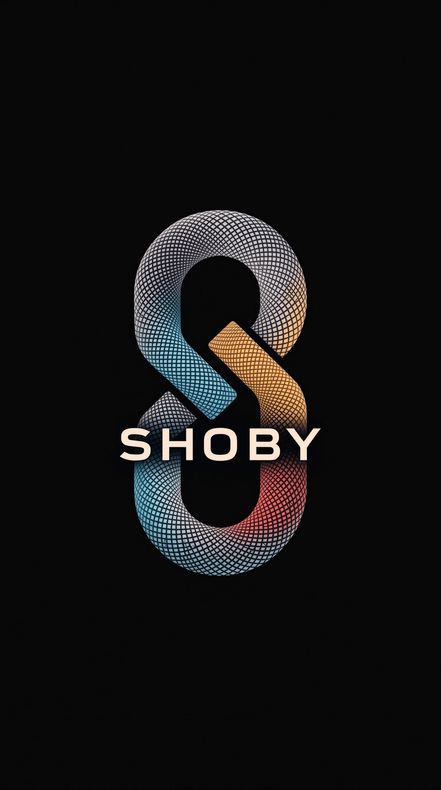 AI generated: a abstract chain logo design withe the text "SHOBY"