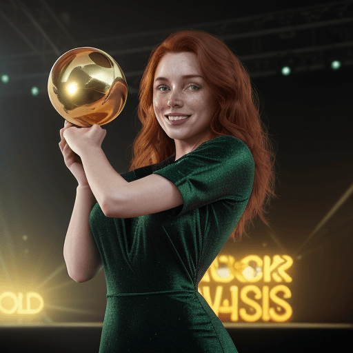 AI generated: A fair-skinned woman with freckles and green eyes, her wavy auburn hair cascading down her shoulders...