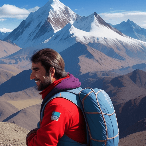 AI generated: Eres profesor de geografía, quiero que diseñes el perfil esquemático de los Andes