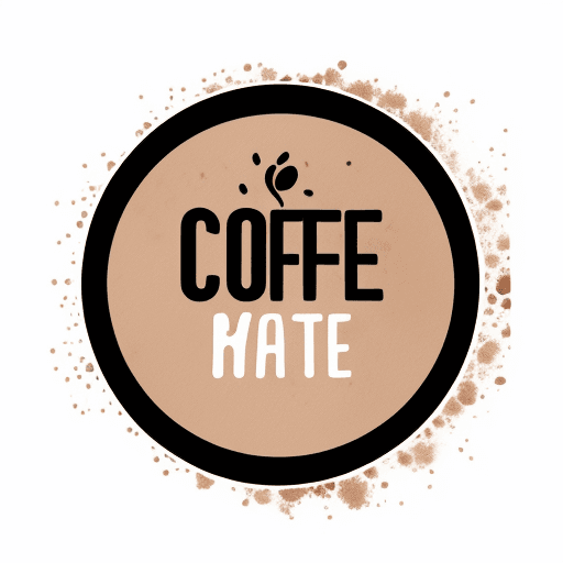 AI generated: Coffee watercolor logo, vector