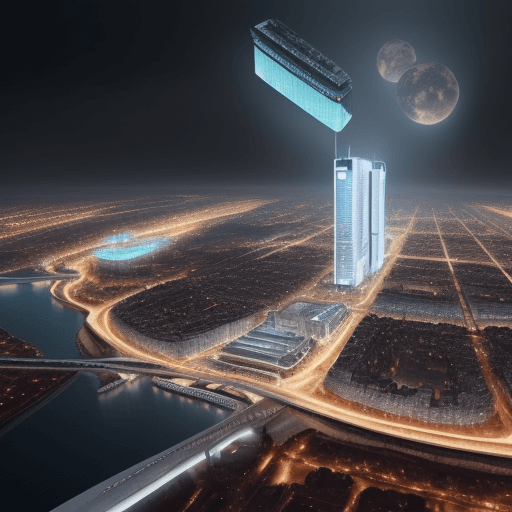 AI generated: ville du futur, nous voici