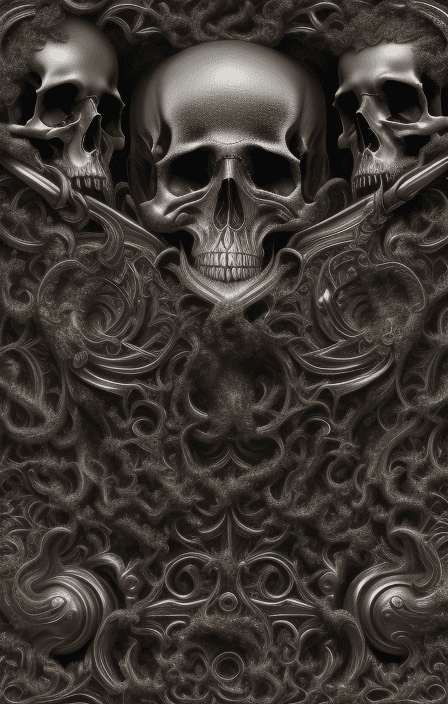AI generated: the source of future growth dramatic, elaborate emotive metallic Baroque and Rococo styles to emphas...