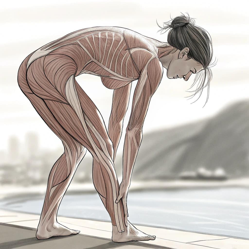 AI generated: Bent over, shot from back, naked woman, anus, vagina, blurry background, insane skin details