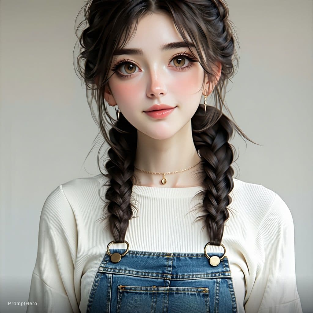 AI generated: strap girl
